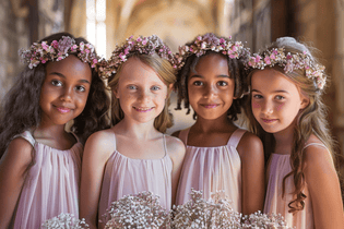  Frocks for Flower Girls: 10 Enchanting Styles for Children’s Bridesmaid Dresses