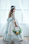 Sarah - Amazing Petal Sleeve Floral Dress