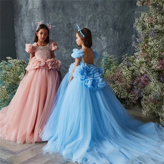 Aurora - Beautiful Boho Tulle Lace Sleeveless Dress