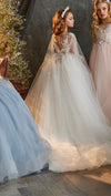 Jade - Gorgeous Puffy Tulle Beads Dress