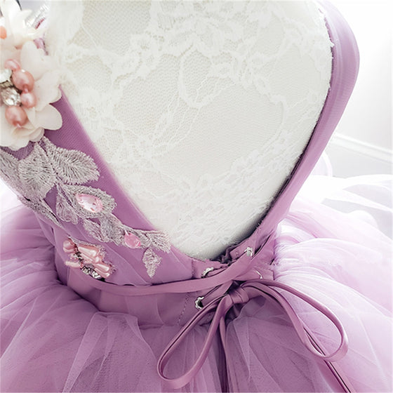 Lea - Beautiful Lace Puffy Princess Dress
